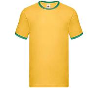 Fruit of the Loom Mens Ringer Contrast T-Shirt / N/A N/A PC5566