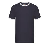 Fruit of the Loom Mens Ringer Contrast T-Shirt / N/A N/A RW9299