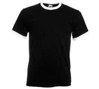 Fruit Of The Loom Mens Ringer Short Sleeve T-Shirt BC342