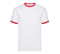 Fruit Of The Loom Mens Ringer T-Shirt / N/A N/A RW9801