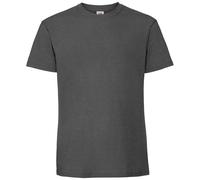 (L, Light Graphite) Fruit Of The Loom Mens Ringspun Premium T-Shirt