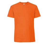 Fruit of the Loom Mens Ringspun Premium T-Shirt - Orange - Size 2XL