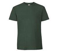 Fruit of the Loom Mens Ringspun Premium Tshirt (L UK) (Bottle Green)
