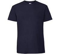 Fruit of the Loom Mens Ringspun Premium Tshirt (L UK) (Navy)