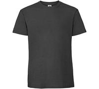 Fruit of the Loom Mens Ringspun Premium Tshirt, Short Sleeve, Tunic Inches, Polyester, Modern, Solid, S, M, L, XL, XXL