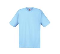 Fruit of the Loom Mens Screen Stars Original Full Cut Short Sleeve T-Shirt (2XL) (Sky Blue)