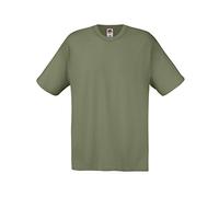 (L, Classic Olive) Fruit Of The Loom Mens Screen Stars Original Full Cut Short Sleeve T-Shirt