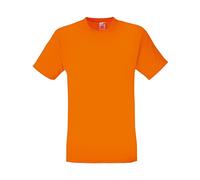 Fruit of the Loom Mens Screen Stars Original Full Cut Short Sleeve T-Shirt (L) (Orange)