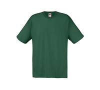 Fruit of the Loom Mens Screen Stars Original Full Cut Short Sleeve T-Shirt (M) (Bottle Green)