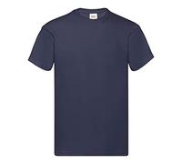 Fruit of the Loom Mens Screen Stars Original Full Cut Short Sleeve T-Shirt (M) (Deep Navy)