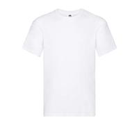 Fruit of the Loom Mens Screen Stars Original Full Cut Short Sleeve T-Shirt (M) (White)
