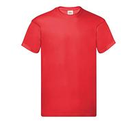 Screen Stars Original Full Cut Short Sleeve T-Shirt Fruit Of The Loom Red XL