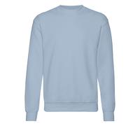Fruit of the Loom Men's Set-In Belcoro Yarn Sweatshirt in Blue | Size: Small Fruit Of The Loom Blue S