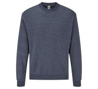 Fruit of the Loom Men's Set-In Belcoro Yarn Sweatshirt in Dark Navy | Size: Large Fruit Of The Loom Dark Navy L