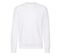 Fruit of the Loom Men's Set-In Belcoro Yarn Sweatshirt in White | Size: 2XL Fruit Of The Loom White 2XL