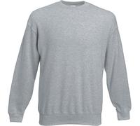 Fruit of the Loom Men's Set-In Classic Sweater, Heather Grey, Small