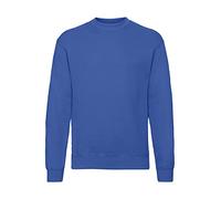 Fruit of the Loom Men's Set-In Classic Sweater, Royal, Large