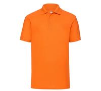 Fruit Of The Loom Mens Short Sleeve Polo T Shirt Plain Easy Care Polycotton Tops