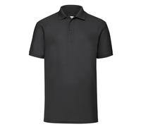 Fruit Of The Loom Mens Short Sleeve Polo T Shirt Plain Easy Care Polycotton Tops