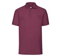 Fruit Of The Loom Mens Short Sleeve Polo T Shirt Plain Easy Care Polycotton Tops