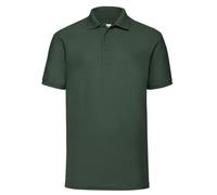 Fruit Of The Loom Mens Short Sleeve Polo T Shirt Plain Easy Care Polycotton Tops