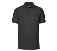 Fruit Of The Loom Mens Short Sleeve Polo T Shirt Plain Easy Care Polycotton Tops