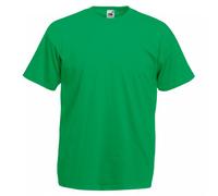 Fruit of The Loom Men's Short Sleeve T-Shirt - Green - Small