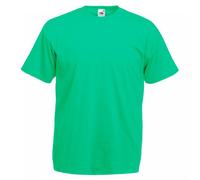 Fruit of the Loom Men's Short Sleeve T-Shirt - green - XX-Large