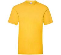Fruit of the Loom Men's Short Sleeve T-Shirt - yellow - Medium