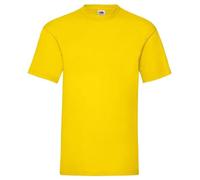 Fruit of the Loom Men's Short Sleeve T-Shirt Yellow Yellow Size:XXL