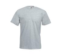 Fruit of the Loom Men's Short-Sleeved T-Shirt - Grey - Large