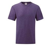 Fruit of the Loom Men's Valueweight Short-Sleeve T-Shirt Purple XL