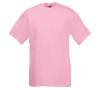 Fruit of the Loom Men's Short-Sleeved T-Shirt - Pink - X-Large