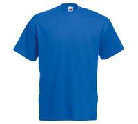Fruit of the Loom Men's Short-Sleeved T-Shirt - Royal - Small
