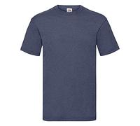 Fruit of The Loom Men's Short-Sleeved T-Shirt - Vintage Heather Navy - Small