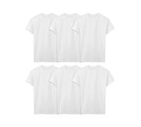 Fruit of the Loom Men's Size Crew-Neck T-Shirt Underwear, Tall Man-White-6 Pack, XXXL (Pack of 3)