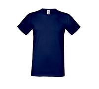 Fruit of the Loom Mens Sofspun® Short Sleeve T-Shirt (M) (Deep Navy)