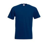 Fruit of The Loom Mens Super Premium Short Sleeve Crew Neck T-Shirt (2XL) (Navy)