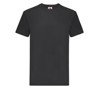 Fruit of the Loom Men's Super Premium Short Sleeve Crew Neck T-Shirt in Black | Size: 5XL Fruit Of The Loom Black 5XL