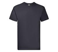 Fruit of the Loom Men's Super Premium Short Sleeve Crew Neck T-Shirt in Mid Navy | Size: 2XL Fruit Of The Loom Mid Navy 2XL