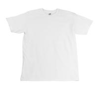 FRUIT OF THE LOOM Mens Super Premium Short Sleeve Crew Neck T-Shirt (M) (White)