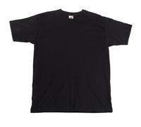 Fruit of the Loom Men's Super Premium Short Sleeve T Shirt, Black, XL UK