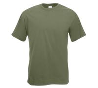 Fruit of the Loom Men's Super Premium Short Sleeve T-Shirt, Classic Olive, Small