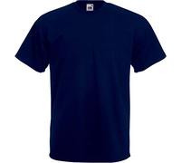 Fruit of the Loom Men's Super Premium Short Sleeve T-Shirt, Deep Navy, Large
