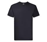 Fruit of the Loom Men's Super Premium Short Sleeve T-Shirt, Deep Navy, Medium