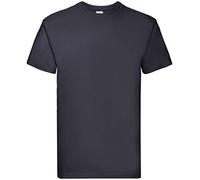 Fruit of the Loom Men's Super Premium Short Sleeve T-Shirt, Navy, Large