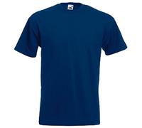 Fruit of the Loom Men's Super Premium Short Sleeve T-Shirt, Navy, XX-Large