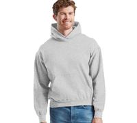 Fruit of the Loom Mens Supercotton Heather Hoodie (Athletic Heather) - Light Grey - Size Medium