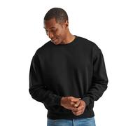 Fruit of the Loom Mens Supercotton Sweatshirt (Black) - Size 2XL