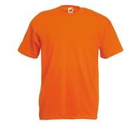 Fruit of the Loom Men's T-Shirt, Colour: Orange, L